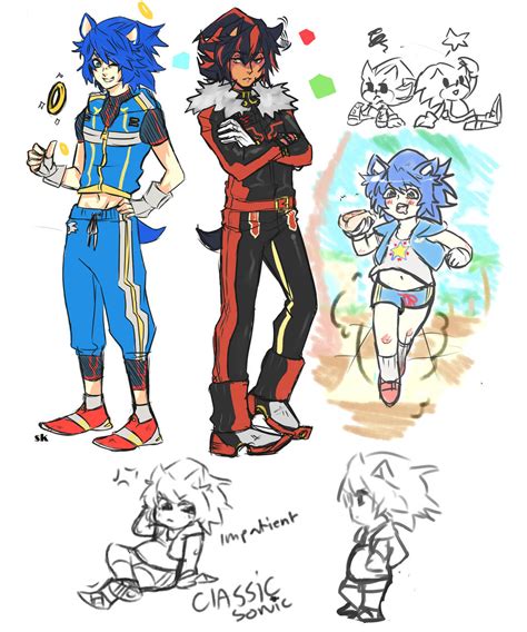 sonic human fanart